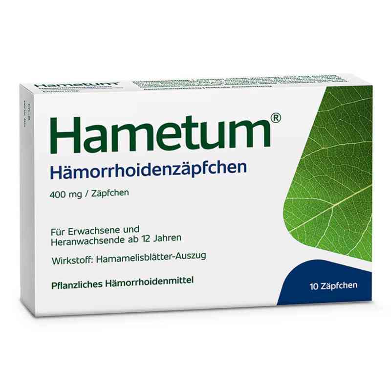 Hametum Hämorrhoidenzäpfchen 10 stk von Dr.Willmar Schwabe GmbH & Co.KG PZN 07619493
