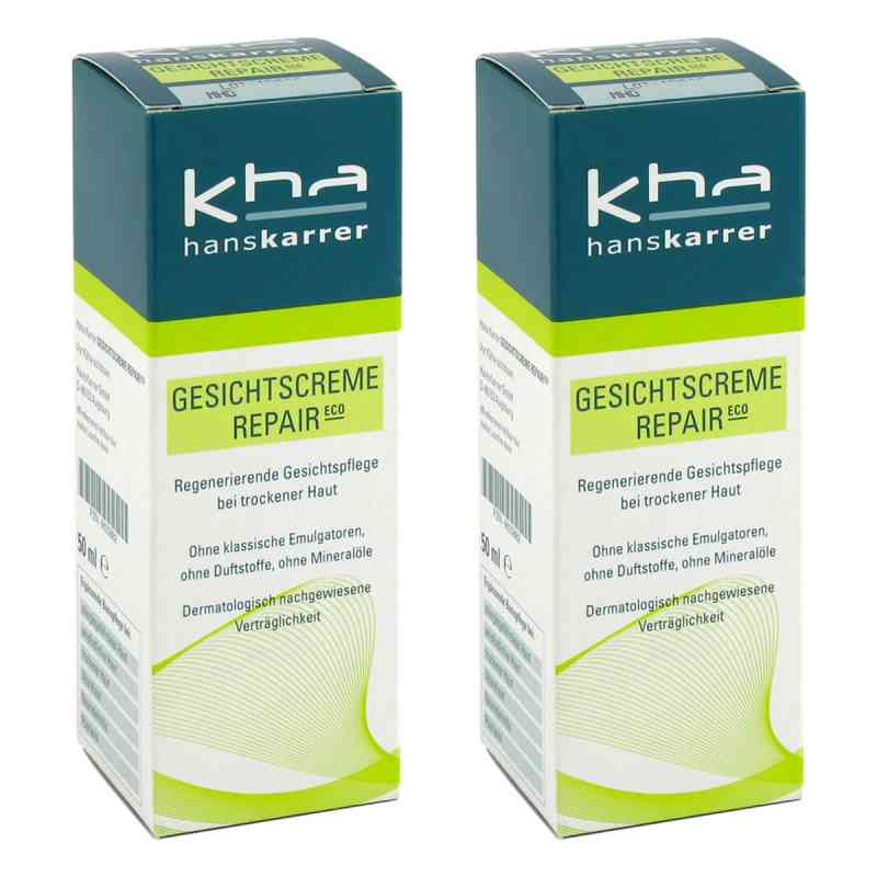 Hans Karrer Gesichtscreme Repair Eco 2x50 ml von Hans Karrer GmbH PZN 08105030