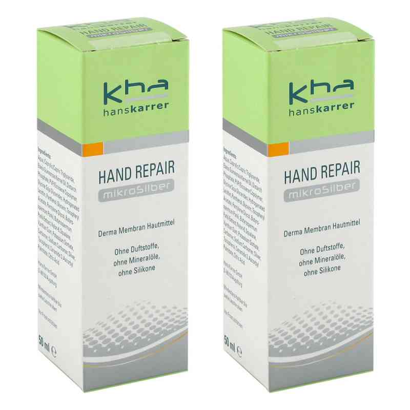 Hans Karrer Hand Repair Mikrosilber Creme 2x50 ml von Hans Karrer GmbH PZN 08105031