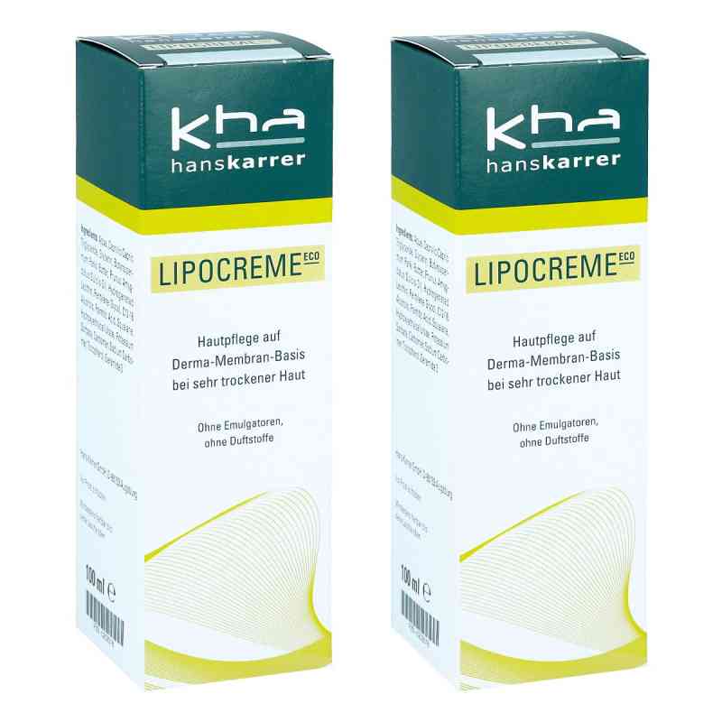 Hans Karrer Lipocreme Eco 2x100 ml von Hans Karrer GmbH PZN 08104046
