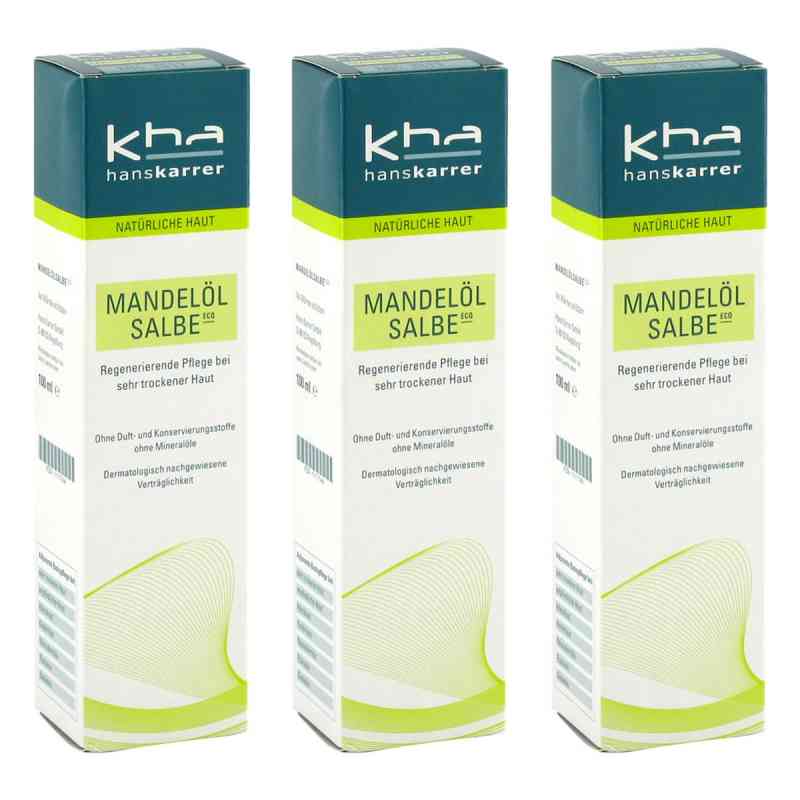 Hans Karrer Mandelölsalbe Eco 3x100 ml von Hans Karrer GmbH PZN 08105035