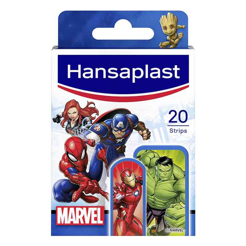 Hansaplast Kinder Pflasterstrips Marvel 20 stk von Beiersdorf AG PZN 19374140