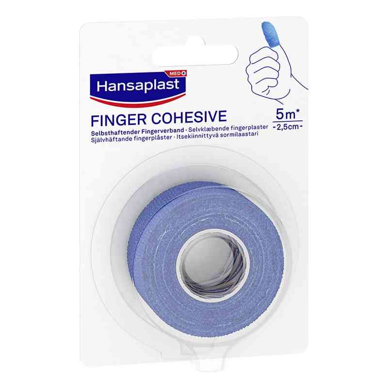Hansaplast Selbsthaftender Fingerverband 2,5 cm x 5 m Blau 1 stk von Beiersdorf AG PZN 16703229