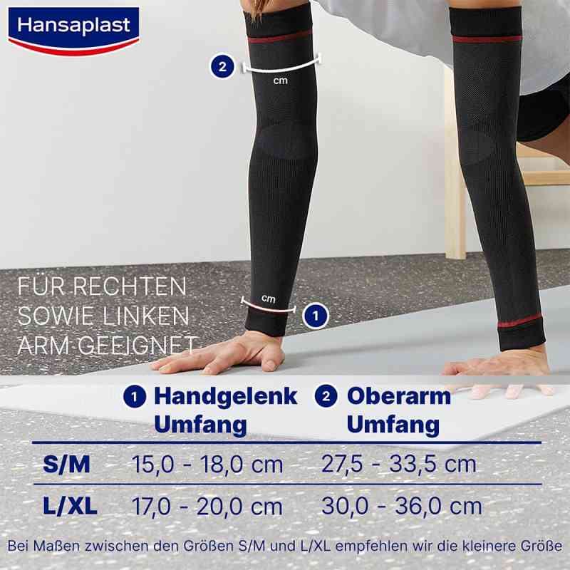 Hansaplast Sport Compression Wear Arm Sleeves Gr S/M 2 stk