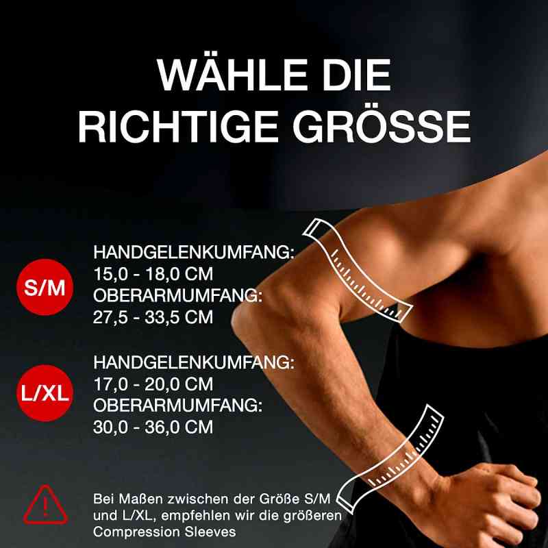 Hansaplast Sport Compression Wear Arm Sleeves Gr S/M 2 stk