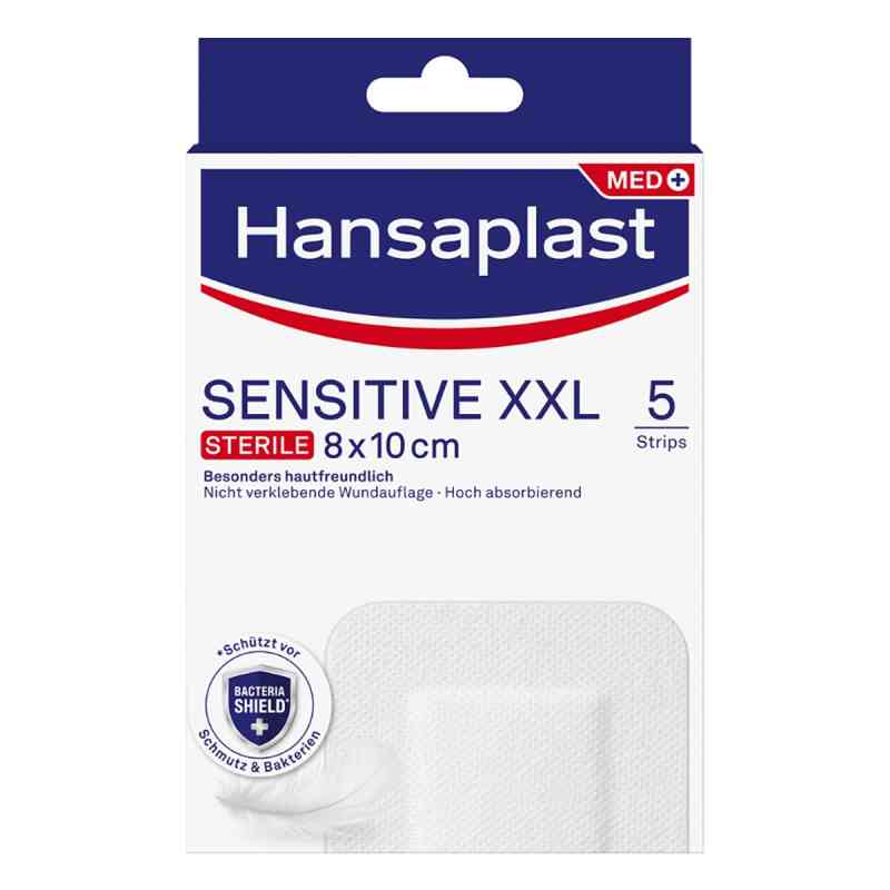 Hansaplast Steriler Wundverband XXL 8x10 cm 2x5 stk von Beiersdorf AG PZN 08104838