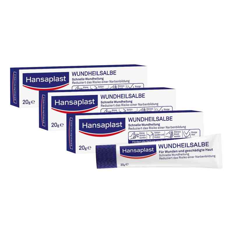 Hansaplast Wundheilsalbe 3x20 g von Beiersdorf AG PZN 08104845