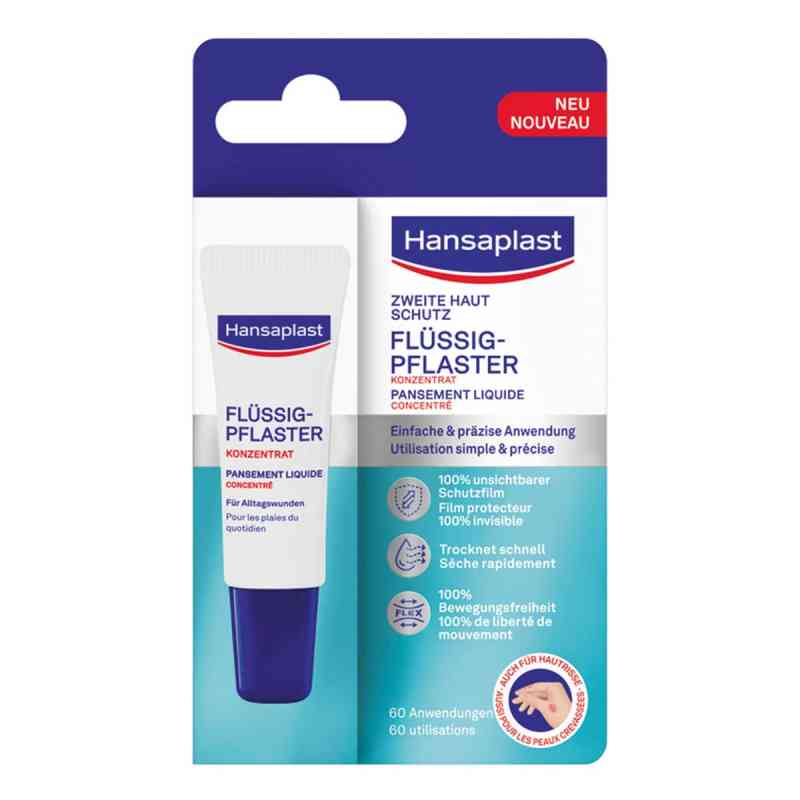 Hansaplast Zweite Haut Schutz Flüssig-Pflaster-Konzentrat  10 ml von Beiersdorf AG PZN 19840211