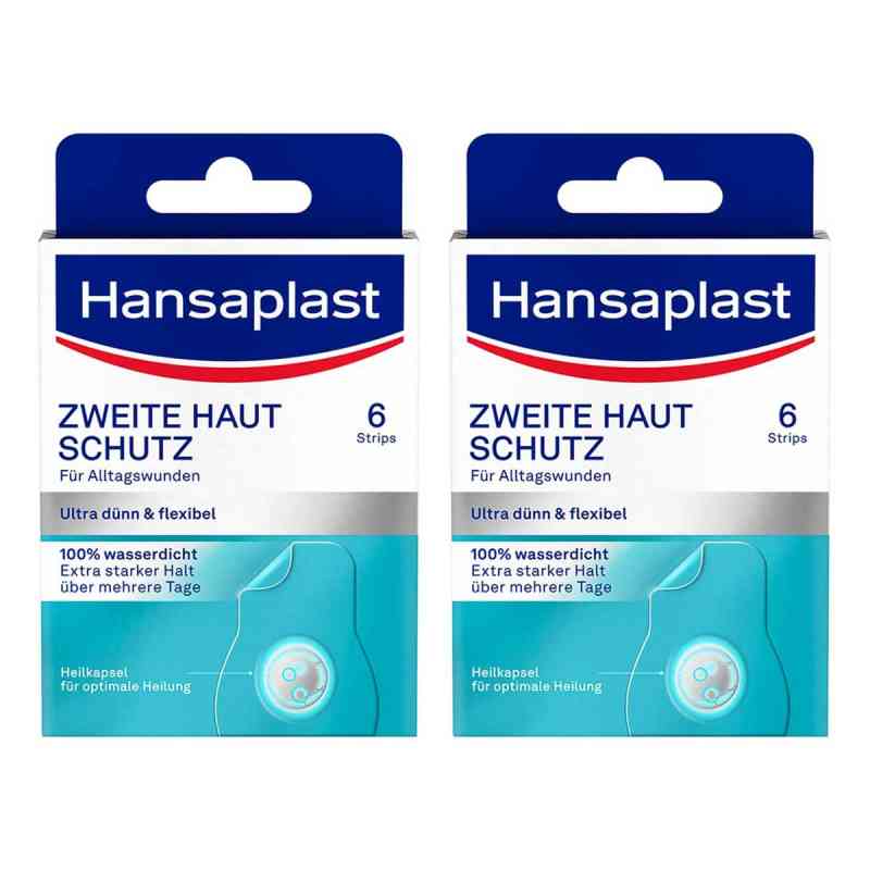 Hansaplast Zweite Haut Schutz Pflaster 2x6 stk von Beiersdorf AG PZN 08104834