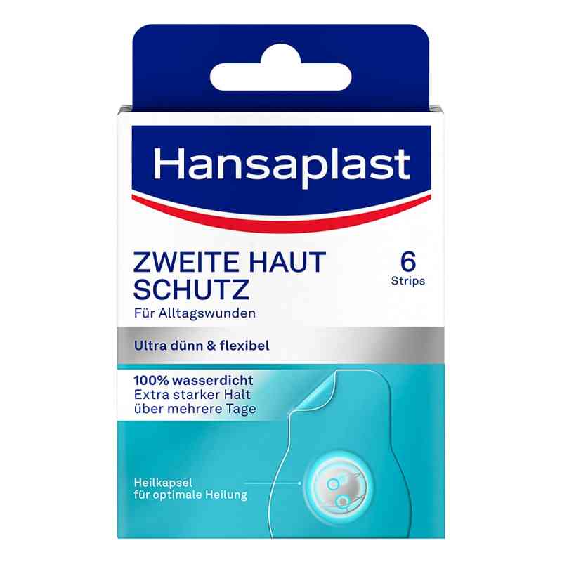 Hansaplast Zweite Haut Schutz Pflaster 6 stk von Beiersdorf AG PZN 18411057