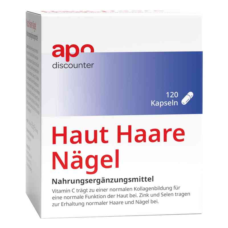 Haut Haare Nägel Kapseln von apo-discounter 120 stk von Apologistics GmbH PZN 17174448