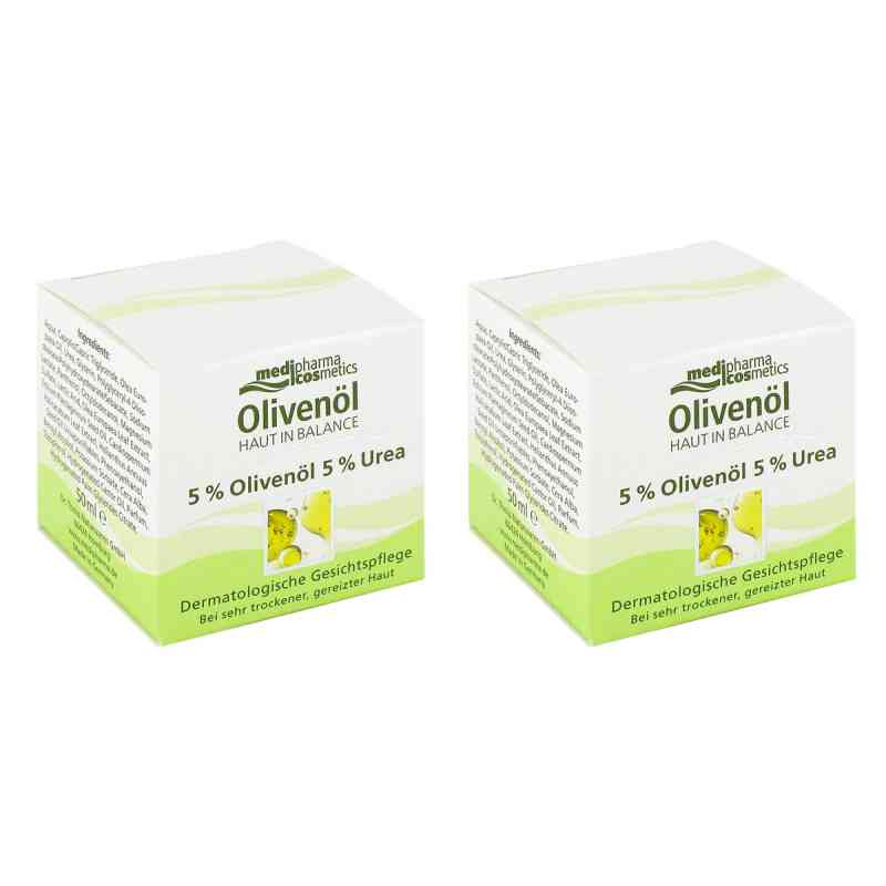 Haut In Balance Olivenöl Gesichtspflege 5% 2x50 ml von Dr. Theiss Naturwaren GmbH PZN 08104795