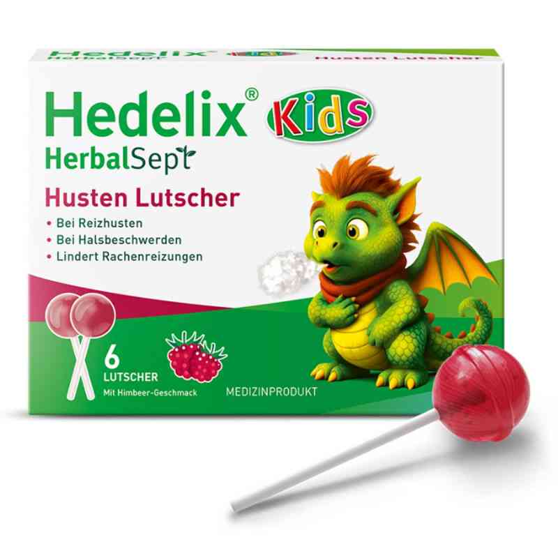 Hedelix Herbalsept Husten Lutscher Kids 6 stk von Dr. Theiss Naturwaren GmbH PZN 19927432