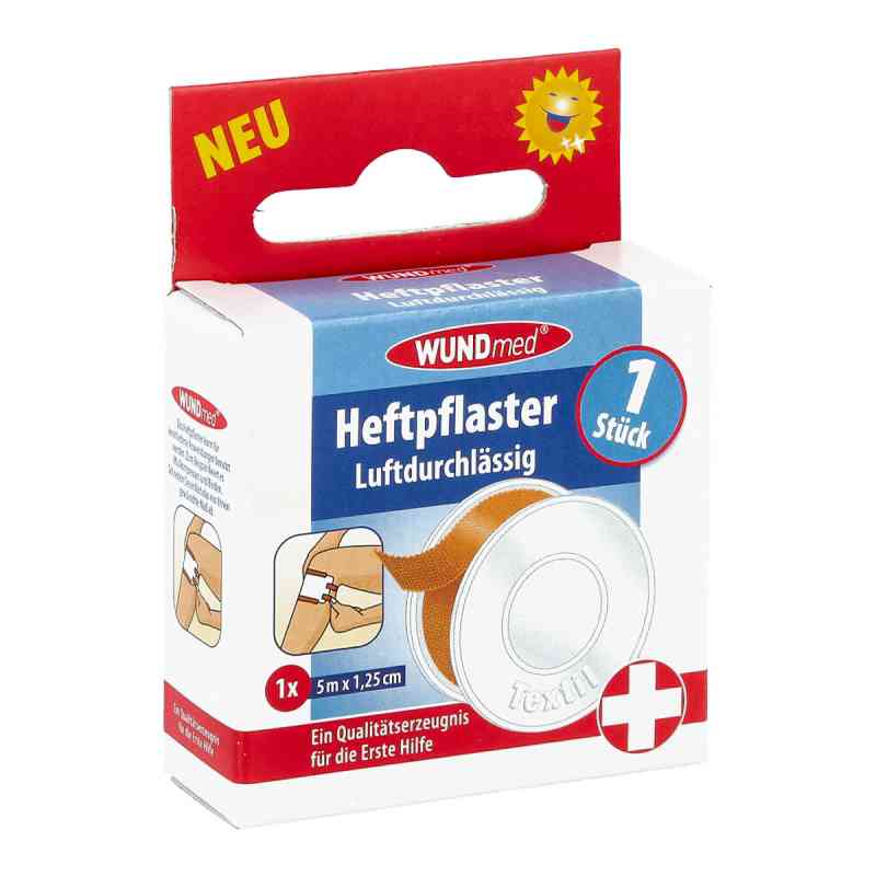 Heftpflaster Textil 1,25 cmx5 m 1 stk von Axisis GmbH PZN 09735045