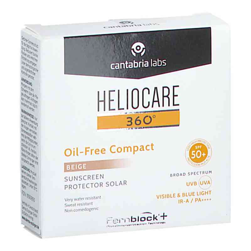 Heliocare 360° Compact Oil-free Beige SPF 50+ 10 g von Derma Enzinger GmbH PZN 19361893