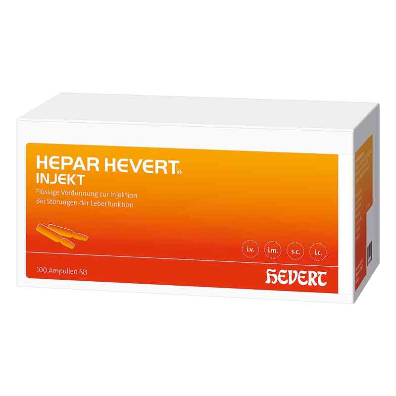 Hepar Hevert injekt Ampullen 100X2 ml von Hevert-Arzneimittel GmbH & Co. KG PZN 13923835