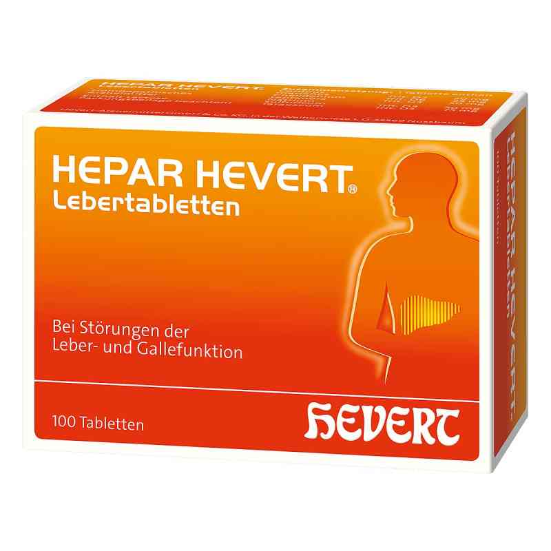 Hepar Hevert Lebertabletten 100 stk von Hevert-Arzneimittel GmbH & Co. KG PZN 13863263