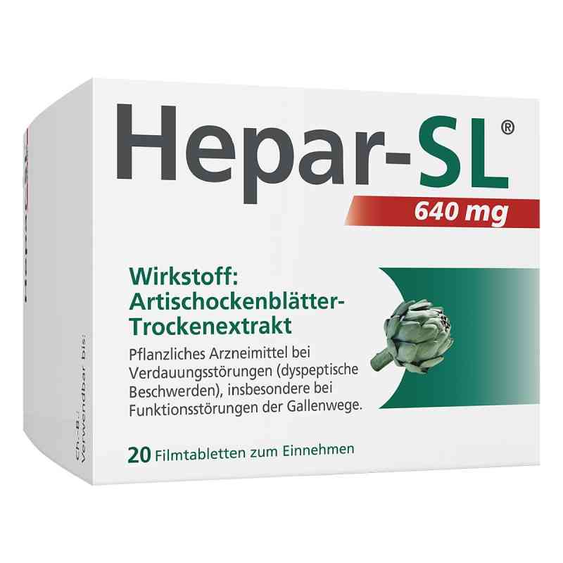 Hepar-sl 640 mg Filmtabletten 20 stk von MCM KLOSTERFRAU Vertr. GmbH PZN 13583782