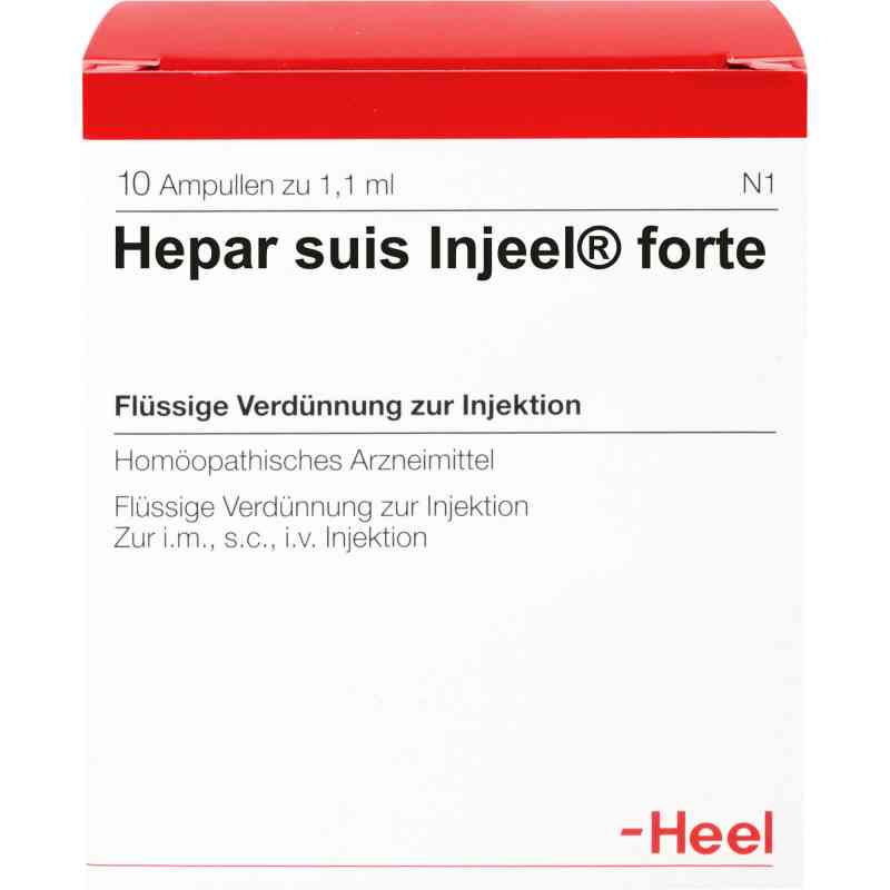 Hepar Suis Injeel forte Ampullen 10 stk von Biologische Heilmittel Heel GmbH PZN 00469576