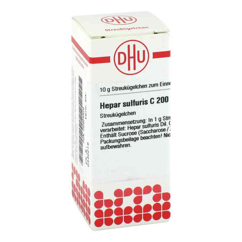 Hepar Sulfuris C 200 Globuli 10 g von DHU-Arzneimittel GmbH & Co. KG PZN 02924429