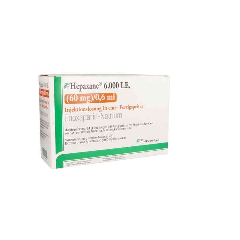 Hepaxane 6.000 I.e. 60 mg/0,6 ml iniecto -lsg.f-spr. 24 stk von ITF Pharma GmbH PZN 15637973