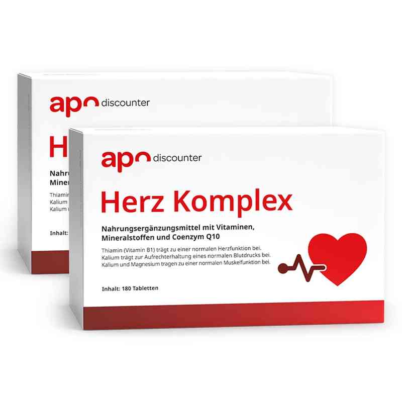 Herz Komplex Tabletten von apodiscounter  2x180 stk von apo.com Group GmbH PZN 08107203