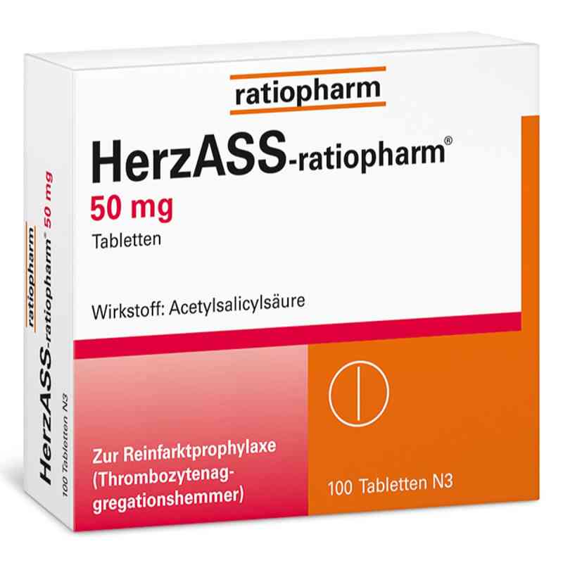 HerzASS-ratiopharm® 50 mg 100 stk von ratiopharm GmbH PZN 04562798
