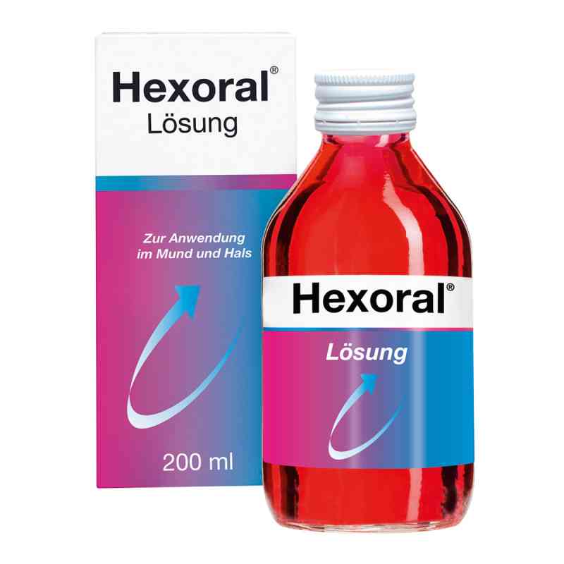 Hexoral Lösung bei Entzündungen 200 ml von Kenvue Germany GmbH (OTC) PZN 12494697