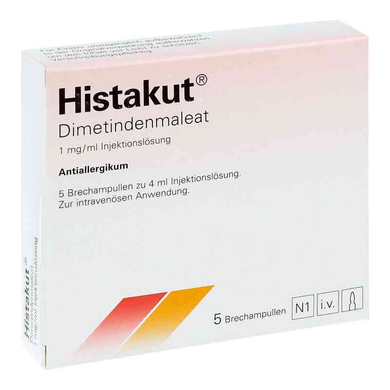Histakut Dimetindenmaleat 1 mg/ml iniecto -lösung 5 stk von Pharmore GmbH PZN 14039916