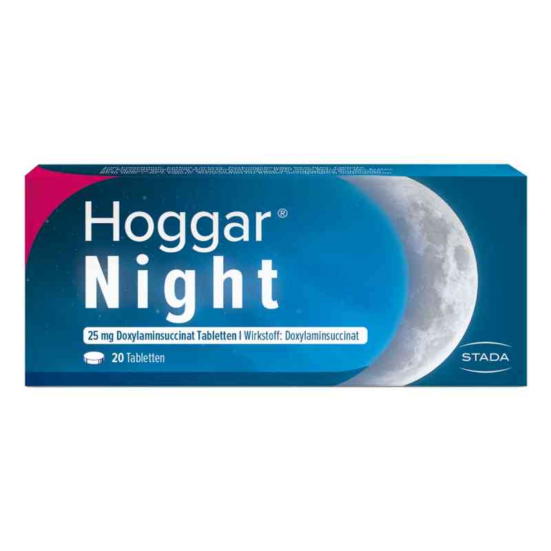 Hoggar Night 25 mg Doxylamin Schlaftabletten 20 stk von STADA Consumer Health Deutschland GmbH PZN 04402066