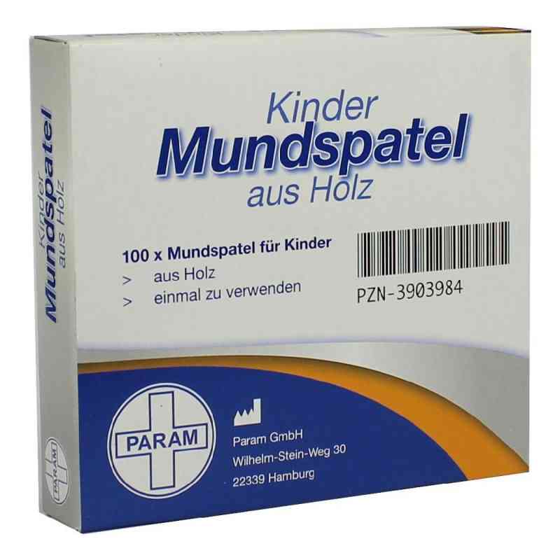 Holzmundspatel für Kinder 100 stk von Param GmbH PZN 03903984