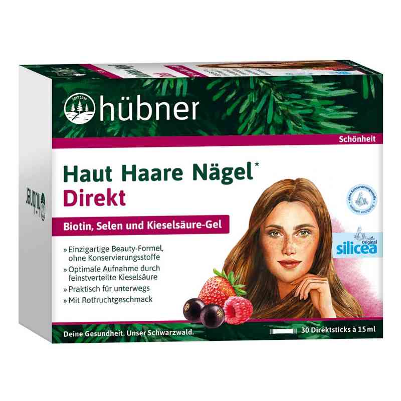Hübner Haut Haare Nägel Direkt Rotfrucht Flüss. 30X15 ml von Anton Hübner GmbH & Co. KG PZN 20038507