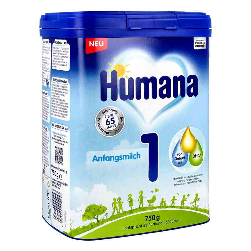 Humana Anfangsmilch 1 Mit Hmo Pulver 750 g von Humana Vertriebs GmbH PZN 18302836