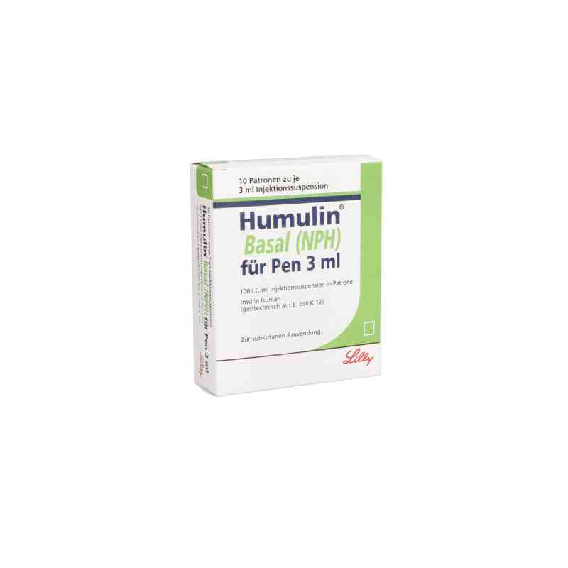 Humulin Basal (NPH) Pen Patrone 3ml 10X3 ml von Orifarm GmbH PZN 05917157