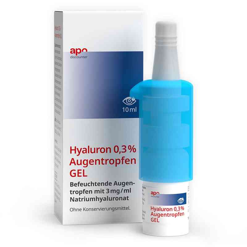 Hyaluron 0,3 % Augentropfen GEL von apodiscounter 10 ml von Optima Medical Swiss AG PZN 19351185