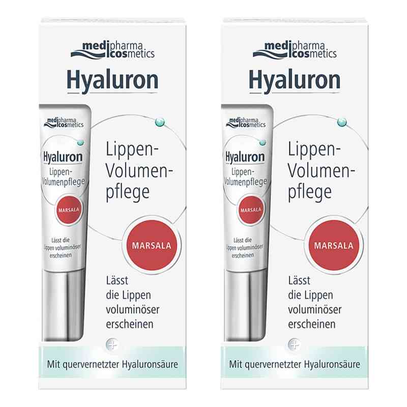 Hyaluron Lippen-Volumenpflege Balsam Marsala 2x7 ml von Dr. Theiss Naturwaren GmbH PZN 08104788