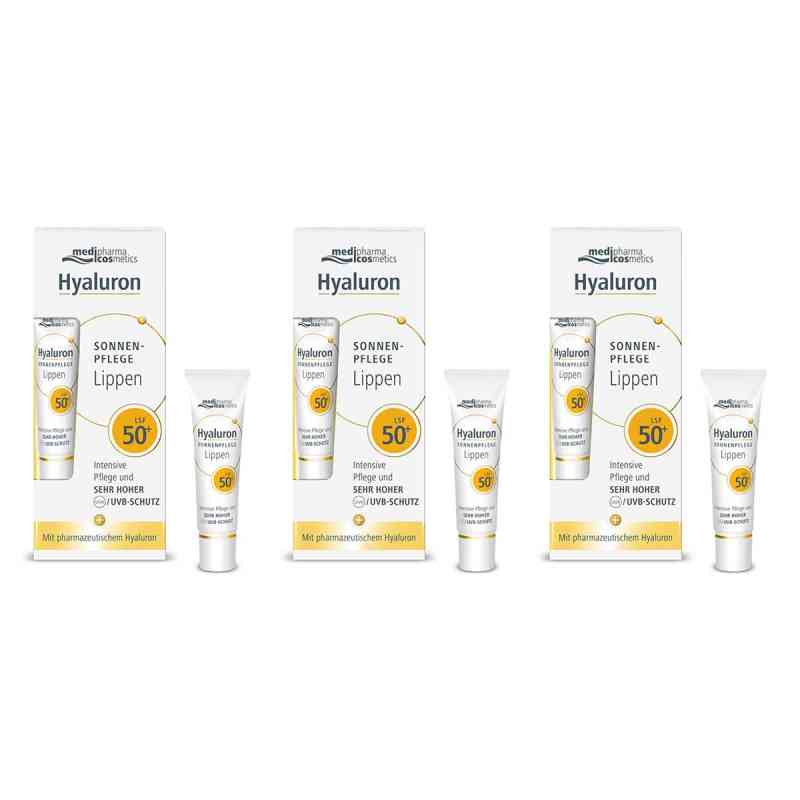 Hyaluron Sonnenpflege Lippen Lsf 50+ 3x7 ml von Dr. Theiss Naturwaren GmbH PZN 08104785