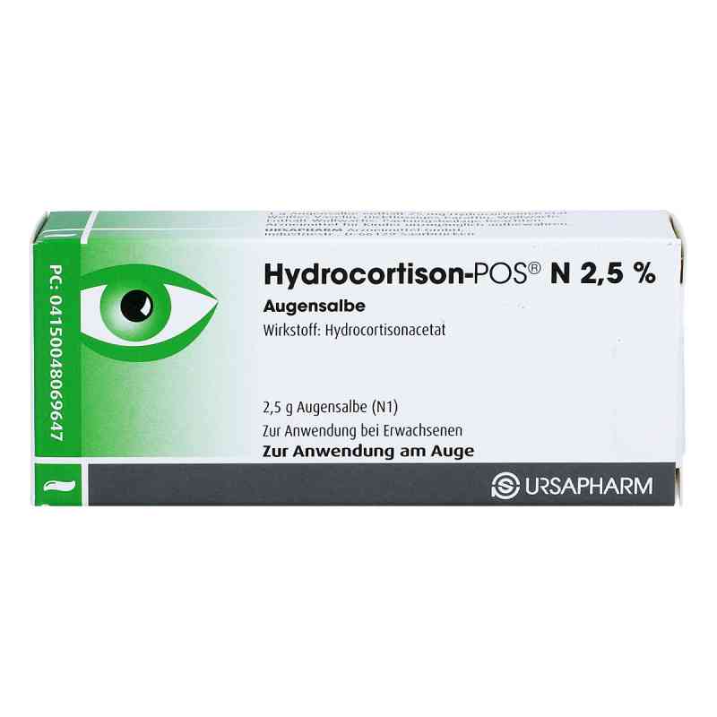 Hydrocortison Pos N 2,5% Augensalbe 2.5 g von URSAPHARM Arzneimittel GmbH PZN 04806964