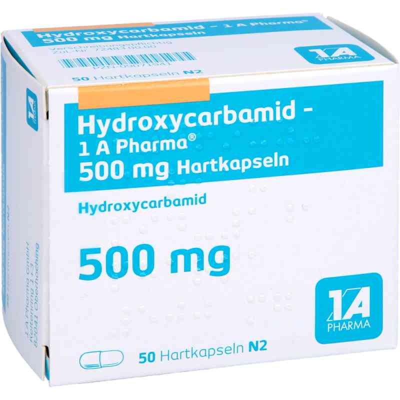 Hydroxycarbamid 1a Pharma 500 mg Hartkapseln 50 stk von 1 A Pharma GmbH PZN 09071941
