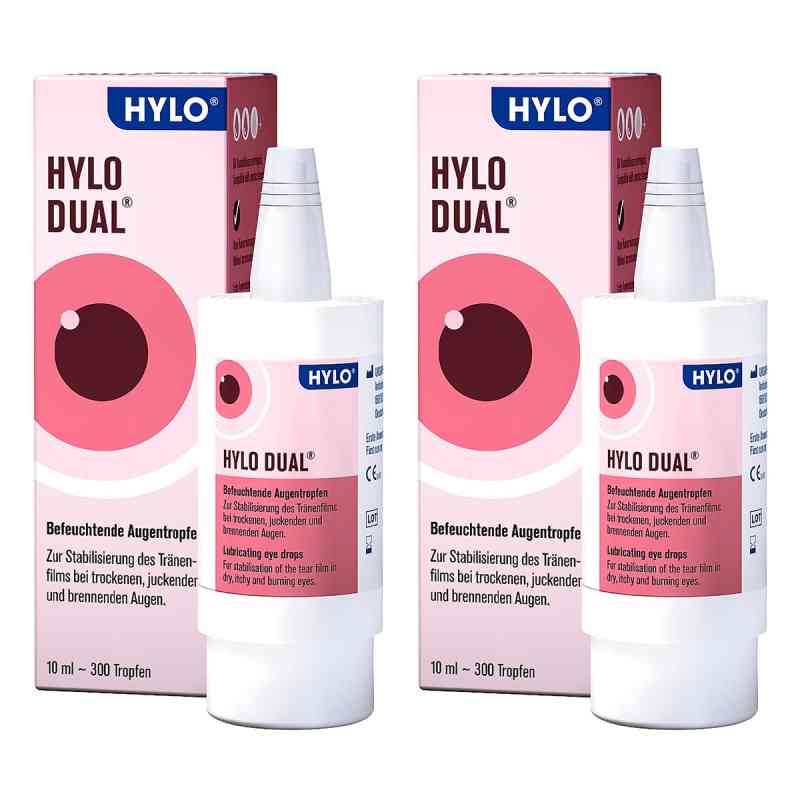 Hylo Dual Augentropfen 2x10 ml von URSAPHARM Arzneimittel GmbH PZN 08104542
