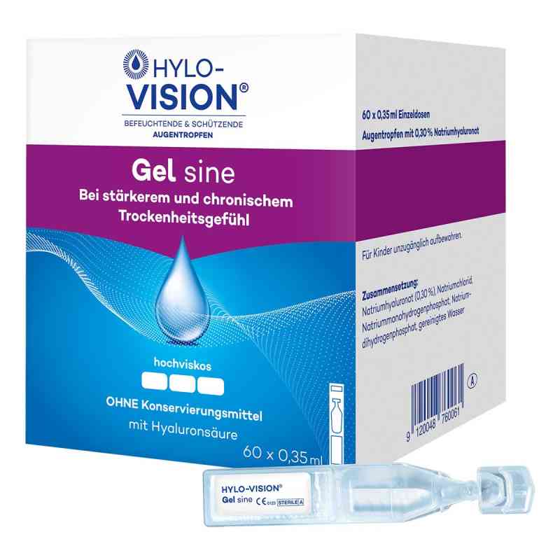 Hylo-Vision Gel Sine Einzeldosispipetten 60X0.35 ml von OmniVision GmbH PZN 04522014