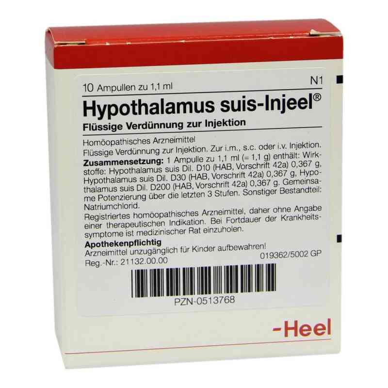 Hypothalamus suis Injeel Ampullen 10 stk von Biologische Heilmittel Heel GmbH PZN 00513768