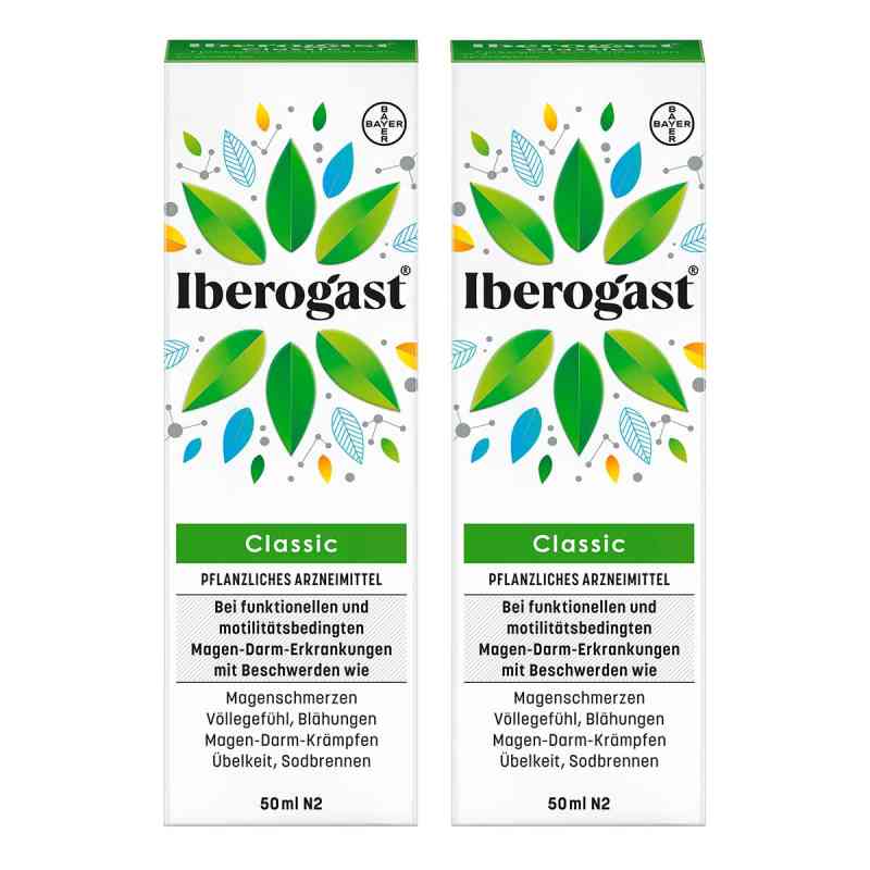 Iberogast Classic bei funktionellen Magen-Darm-Beschwerden 2x50 ml von Bayer Vital GmbH PZN 08101132