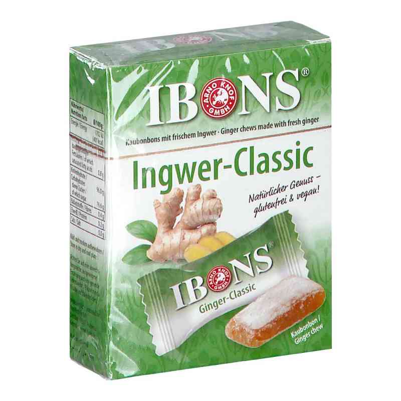 Ibons Ingwer Classic Box Kaubonbons 60 g von Arno Knof GmbH PZN 16884515