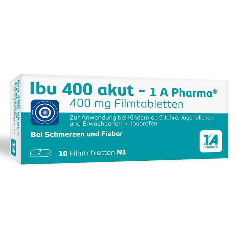 Ibu 400 akut - 1 A Pharma® Filmtabletten 10 stk von 1 A Pharma GmbH PZN 02013194