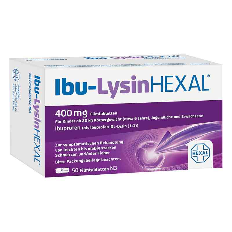Ibu-LysinHEXAL® 400 mg Filmtabletten 50 stk von Hexal AG PZN 10333719