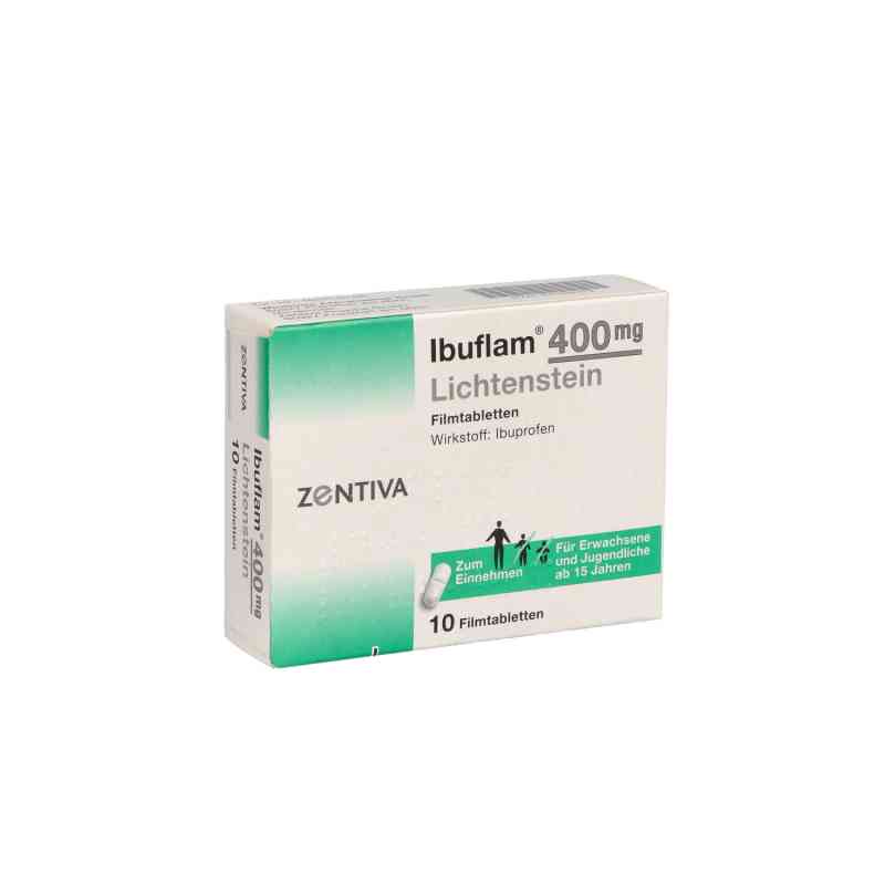 Ibuflam 400mg Lichtenstein 10 stk von Zentiva Pharma GmbH PZN 05499079