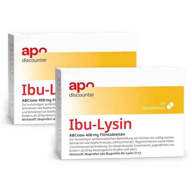 Ibulysin 400 mg von apodiscounter  2x50 stk von apo.com Group GmbH PZN 08107006