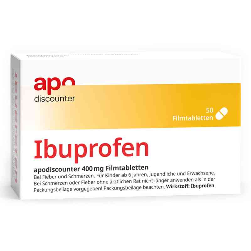 Ibuprofen 400 mg von apodiscounter 50 stk von Interpharm GmbH PZN 18240348