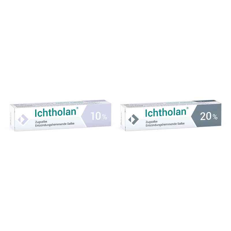 Ichtholan Zugsalbe 10% + Zugsalbe 20% 2x15 g von  PZN 08107760